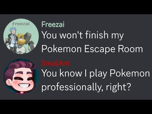 I was Challenged to a Pokemon Escape Room Race