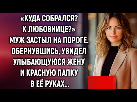 Куда собрался? Муж застыл на пороге. Обернувшись, увидел улыбающуюся жену…