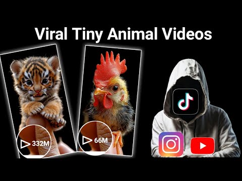 332 Million Views | How To Create Viral Tiny Animal Videos Using Free AI Tools