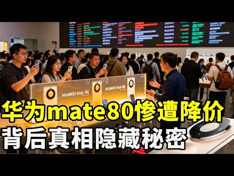 降了800,华为Mate 80系列起售价降低背后,原因可能有点残酷【硬核熊貓說】#科学教育 #科普知识 #科学普及