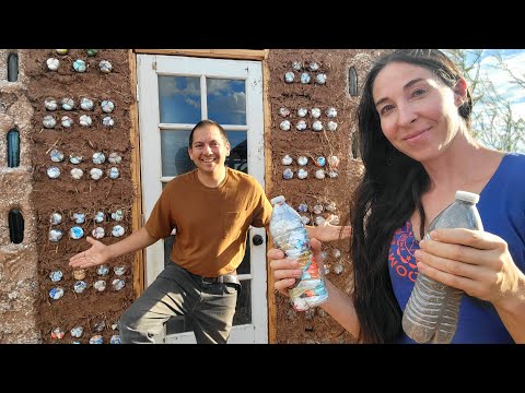 How We Make and Use Bottle Bricks (Eco Bricks) To Build Our Shed Wall