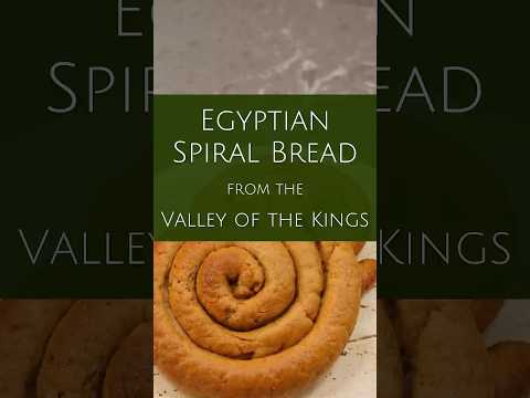 Ancient Egyptian Spiral Bread from the Tomb of Ramses III