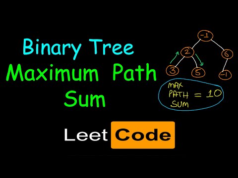 Binary tree maximum path sum | Leetcode #124