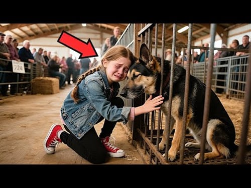 Daughter of a Dead Cop Walks Into a Retired Police Dog Auction Alone — The Reason Is Shocking!
