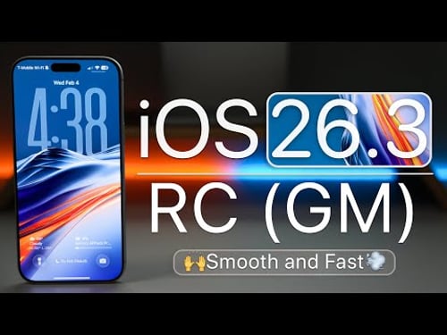iOS 26.3 RC is Out! - What's New?