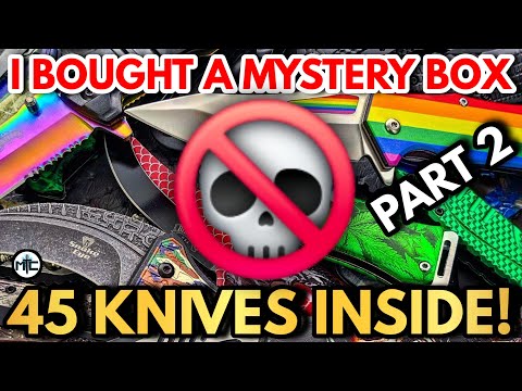 I Bought 45 Random Mall Ninja Knives!! - Part 2