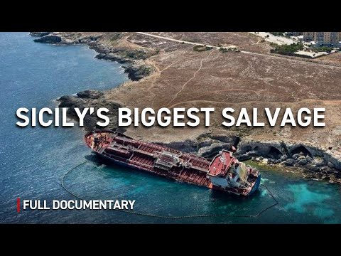 Wrecked Oil Tanker Threatens Sicily's Coast | The Salvage Masters | Autentic Documentary