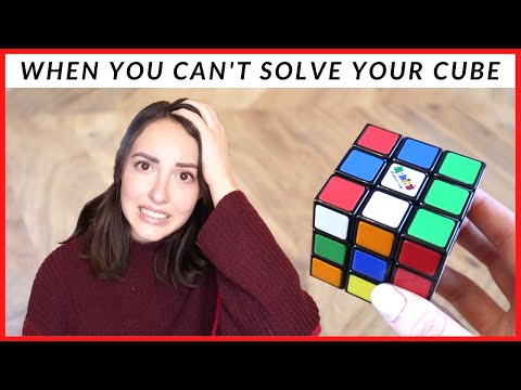 RUBIKS CUBE TROUBLESHOOTING | When you can't solve your cube