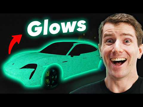 I made my car glow in the dark