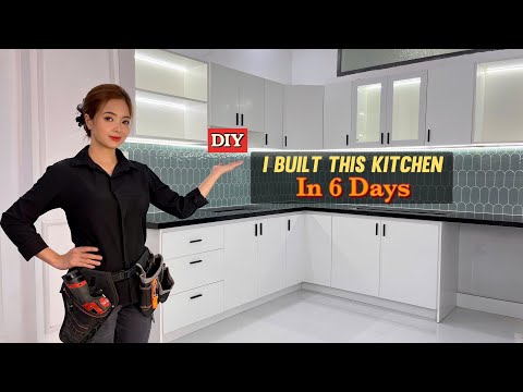 I Built This Kitchen in 6 Days With Simple Tools — DIY Kitchen Build (Step by Step)