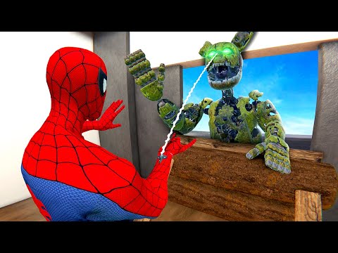 We Built a Base to Stop FNAF Animatronics - Bonelab VR Mods