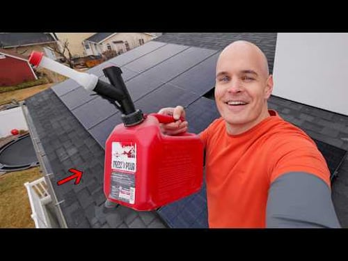 This Solar Battery Runs on Gasoline - (Not Clickbait)