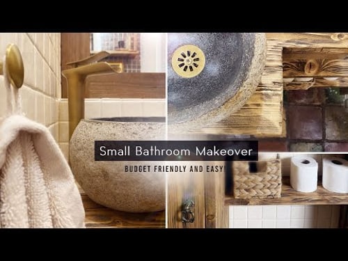 Small Bathroom Makeover - First DIY project in the new house!