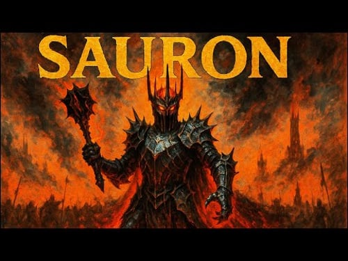 The Entire Story of Sauron : The Dark Lord | Middle-Earth Sleep Story