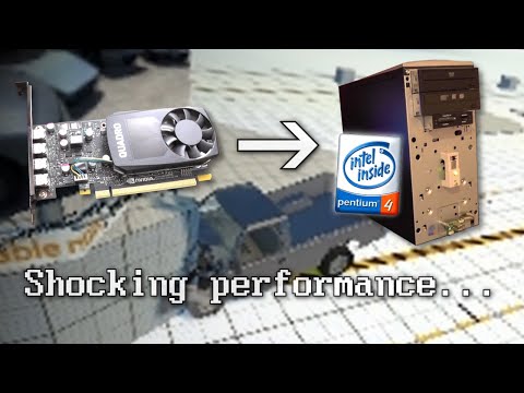 Using a Modern NVIDIA Graphics Card in a 2004 Pentium 4 PC...