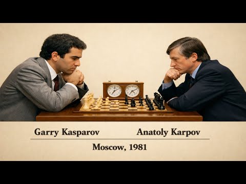 Garry Kasparov vs Anatoly Karpov - Moscow, 1981