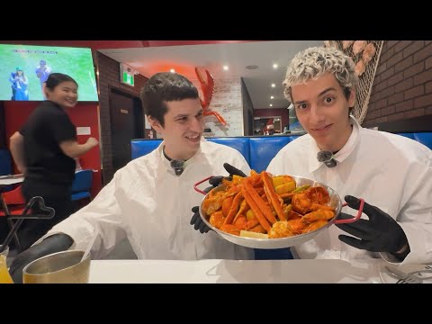 Seafood Boil Mukbang 900K Special