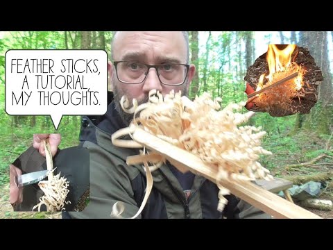 Feather sticks tutorial.