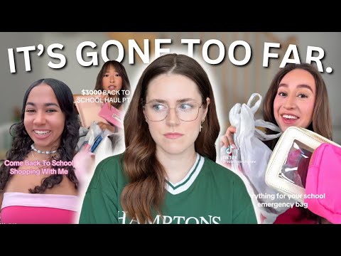 Tiktok "Back to School" Hauls Are Simply OUT OF CONTROL