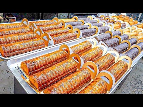Korea Food - Inside Korea’s Most Aesthetic Bakeries & Cakes / Street Food