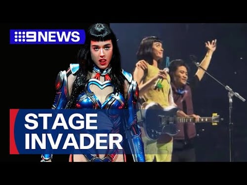 Katy Perry stage invader speaks out | 9 News Australia
