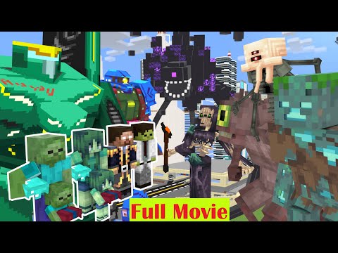 Pacific Rim 2022 - 2023 : Full Movie (Battle Robot vs Monster) - Minecraft Animation Monster School