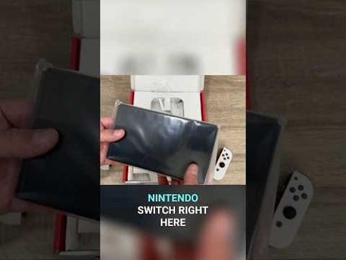 Nintendo Switch OLED: Unboxing!