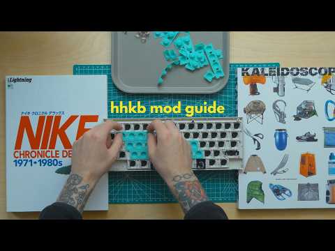 how to mod your hhkb - lubing guide & tips