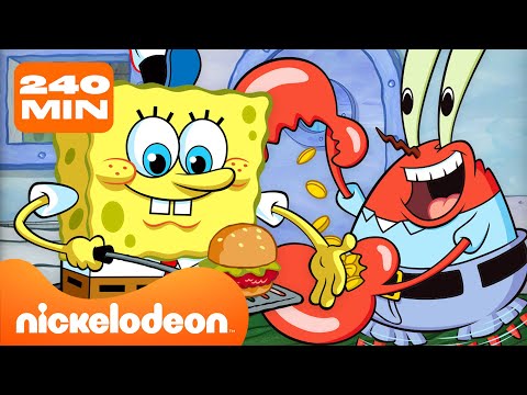 Губка Боб | Сквидвард ведет себя странно в течение 30 минут подряд 😭 | Nickelodeon Cyrillic