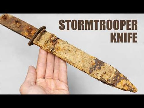 Combat Knife Restoration – Found on the Battlefield - ASMR Video