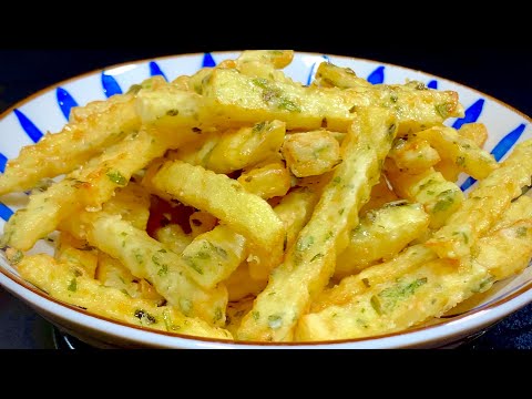 Fried wolf tooth potato strips, remember to fry them directly in the pan, learn a trick,