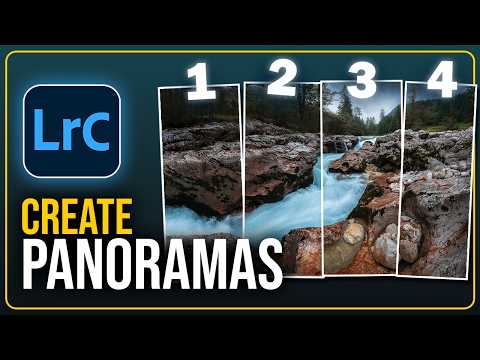 How to Create STUNNING PANORAMAS in LIGHTROOM Step-by-Step!
