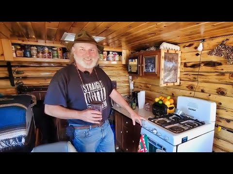 HIDDEN Log Cabin Inside a VAN?! This Van Build Will Blow Your Mind!