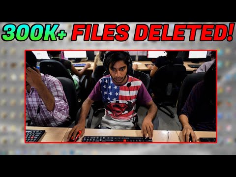 SCAMMER GETS THOUSANDS OF FILES WIPED FROM HIS PC!