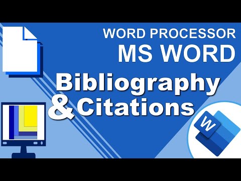MS Word | Bibliography & Citations