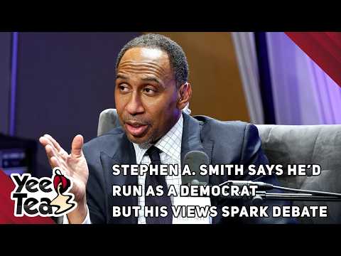 Stephen A. Smith Says He’d Run as a Democrat, But His Views Spark Debate