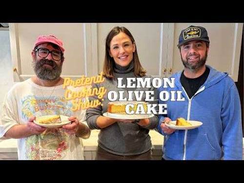 Pretend Cooking Show: Lemon Olive Oil Cake
