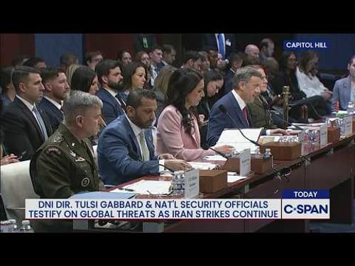 National Security Officials Testify on Global Threats to the U.S.