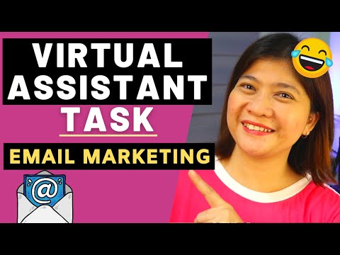 EMAIL MARKETING TASKS for a Virtual Assistant | 6 Email Marketing Tasks | VIRTUAL ASSISTANT JOBS