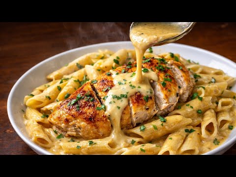Creamy Chicken Pasta | Easy & Better Than Restaurant!