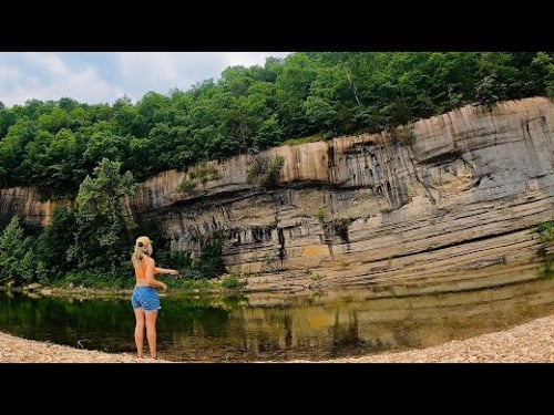 Staying in a Rustic Cabin on the Buffalo National River | Kayaking, Fishing & Cooking