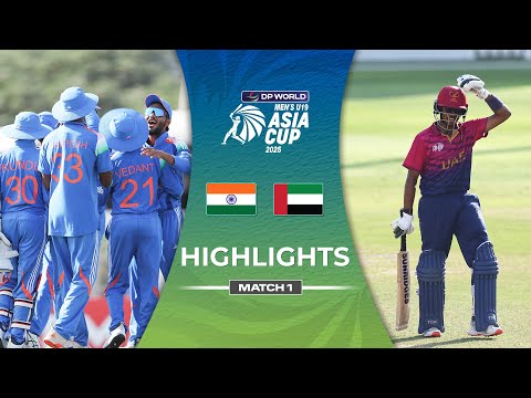 Match 1 | India U19 vs UAE U19 | Highlights | DP World Men's U19 Asia Cup 2025