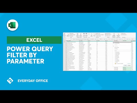 Filter by Parameter and Dynamic Drop-Downs with Power Query | Everyday Office