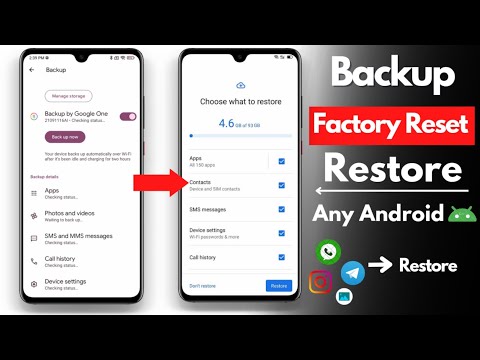 How to Complete Data Backup, Factory Reset & Restore Backup in any Android Phone in Hindi 2023