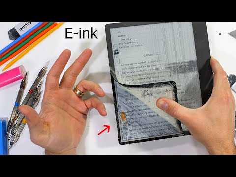 The Secret behind E-ink Displays - Durability Test!