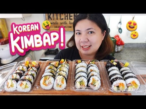 KIMBAP pang Negosyo Recipe with Costing