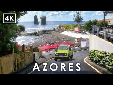 Scenic Coastal Drive in the AZORES 🇵🇹 | Mosteiros to Ponta Delgada (4K HDR)