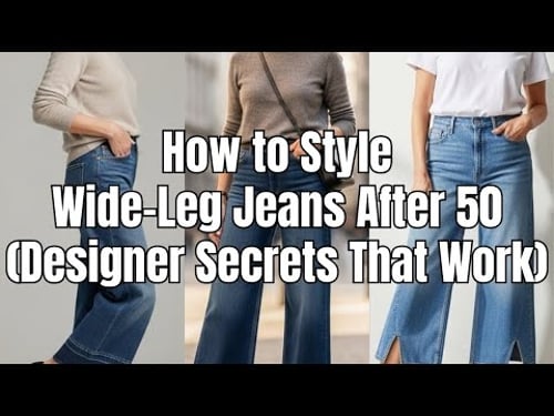 How to Style Wide-Leg Jeans After 50 (Designer Secrets That Work)