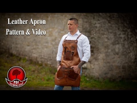 Making Leather Apron Patterns Templates DIY