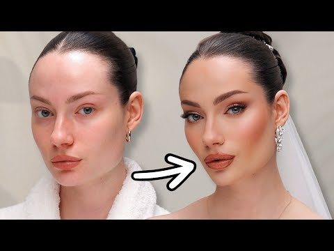 Drugstore Bridal Makeup Tutorial *step-by-step!*